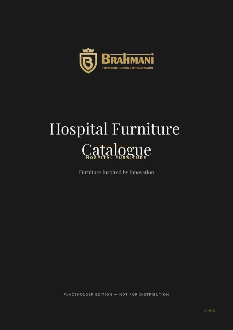 Hospital Furniture Catalogue cover